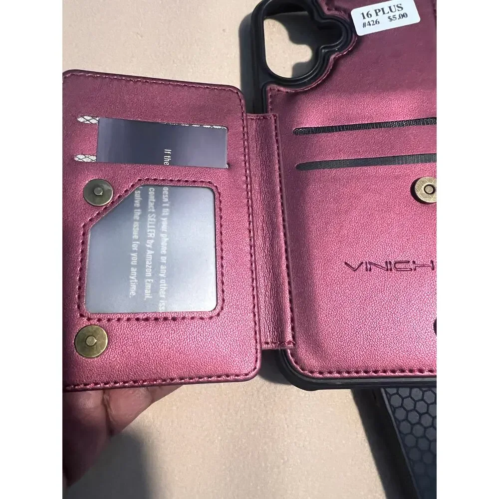 iPhone 16 Plus Phone Cases ( burgundy 3 of the same)